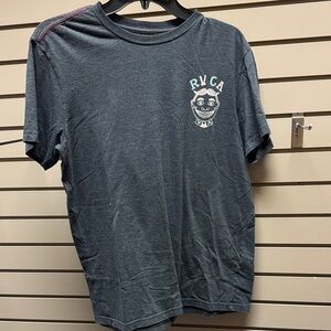 RVCA Men's Charcoal Tee with Asbury Park, NJ